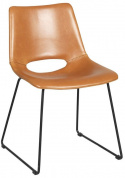 Stuhl \'Manning\' - Cognac/Schwarz