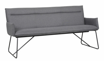 Sofa \'Yukon\' - Grau / Schwarz