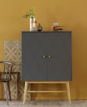 Schrank \'Rosswood\' - Grau