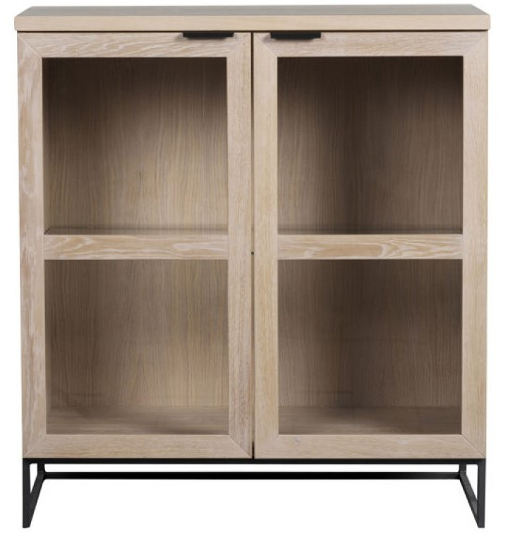 Weiß rine \'Everett\' Glas 95x105cm - Weiß pigmentiert/Glas in der Gruppe Möbel / Regale & Aufbewahrung / Schränke und Sideboards bei Reforma (118771)