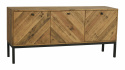 Sideboard \'Zansibar\' - Braun/Schwarz