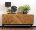 Sideboard \'Zansibar\' - Braun/Schwarz