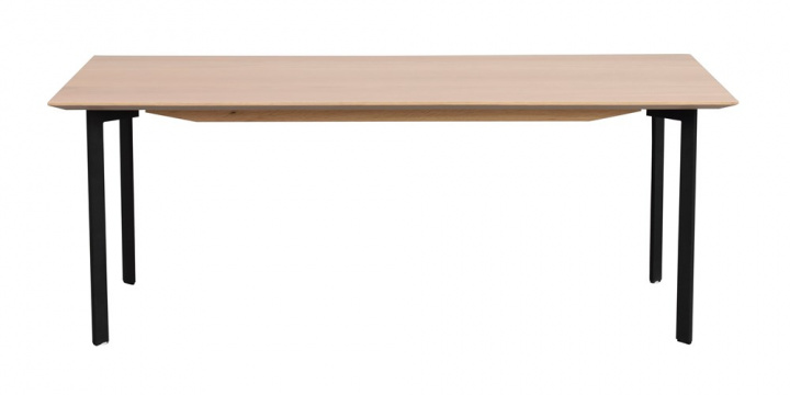 Couchtisch \'Spencer\' - Weiß pigmentiert / Schwarz 120x60 in der Gruppe Möbel / Tische / Couchtisch bei Reforma (119273)