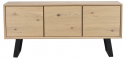 Sideboard \'Melville\' 160x75cm - Eiche Weiß pigmentiert