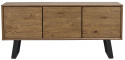 Sideboard \'Melville\' - Eiche/Schwarz