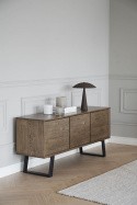 Sideboard \'Melville\' - Eiche/Schwarz