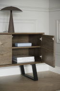 Sideboard \'Melville\' - Eiche/Schwarz