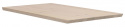 Zusatzbrett \'Brigham\' 50x90cm - Eiche Weiß pigmentiert