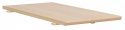 Zusatzbrett \'Nevis\' 45x90cm - Eiche Weiß pigmentiert