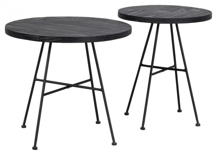 Kit Tisch \'Grafton\' 2 Stück - Schwarz in der Gruppe Möbel / Tische / Couchtisch bei Reforma (119659)