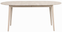 Esstisch \'Tyler\' Oval 170x105cm - Eiche Weiß pigmentiert