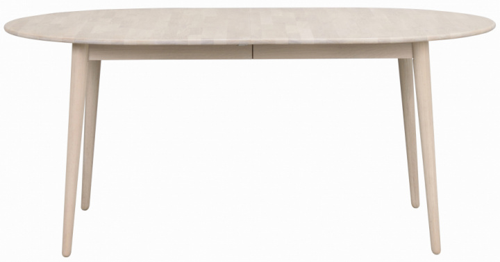 Esstisch 'Tyler' Oval 170x105cm - Eiche Weiß pigmentiert