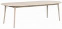 Esstisch \'Tyler\' Oval 170x105cm - Eiche Weiß pigmentiert