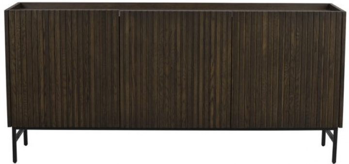 Sideboard 'Halifax' 160x40cm - Braun/Schwarz