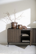 Sideboard \'Halifax\' 160x40cm - Braun/Schwarz