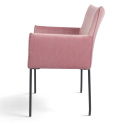 Sessel \'Dion\' - Samt/Rosa