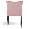 Sessel \'Dion\' - Samt/Rosa