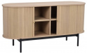 Sideboard \'Haddington\' - Weiß pigmentiert/Schwarz
