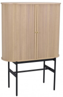 Schrank \'Haddington\' - Weiß pigmentiert/Schwarz