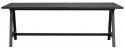 Esstisch \'Carradale\' 220x100cm - Schwarz/A-bein
