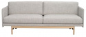Sofa \'Hammond\' 2-Sitzer - Grau/Natur