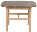 Beistelltisch \'Hammond\' 62x62 - Natur / Marmor