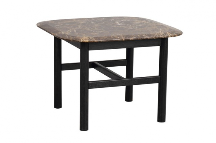 Beistelltisch \'Hammond\' 62x62 - Schwarz / Marmor in der Gruppe Möbel / Tische / Beistelltisch bei Reforma (120584)