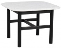 Beistelltisch \'Hammond\' 62x62 - Schwarz/Marmor