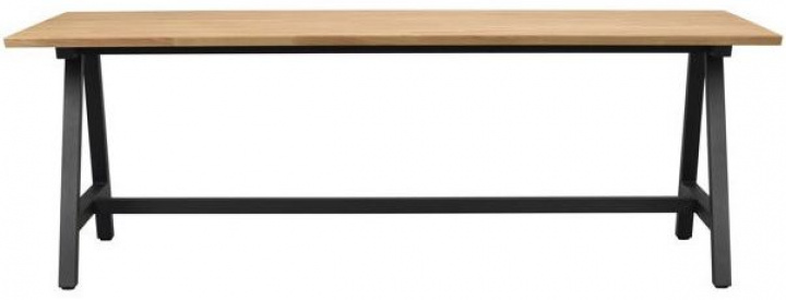 Esstisch 'Carradale' 220x100cm - Eiche/A-ben