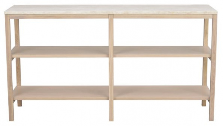 Relieftisch \'Orwel\' 140x75 cm - Beige/Weiß pigmentiert in der Gruppe Möbel / Tische / Relieftisch bei Reforma (120900)