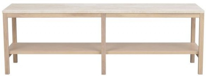 Relieftisch \'Orwel\' 140x45 cm - Beige/ Wei pigmentiert in der Gruppe MBEL / Tische / Beistelltisch bei Reforma (120901)