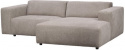 3-Sitzer-Sofa \'Willard\' Chaiselongue H - Beige