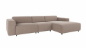 4-Sitzer-Sofa \'Willard\' Chaiselongue H - Beige