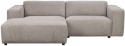 3-Sitzer-Sofa \'Willard\' Chaiselongue V - Beige