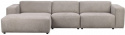 4-Sitzer-Sofa \'Willard\' Chaiselongue V - Beige