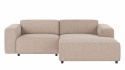 3-Sitzer-Sofa \'Willard\' Chaiselongue H - Hellbeige