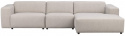 4-Sitzer-Sofa \'Willard\' Chaiselongue H - Hellbeige