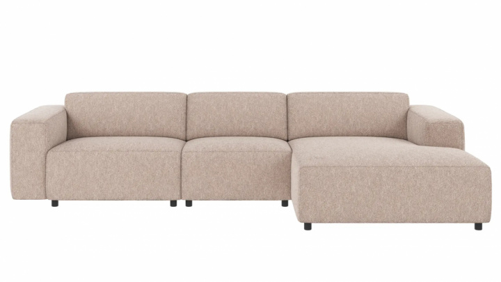 4-Sitzer-Sofa 'Willard' Chaiselongue H - Hellbeige