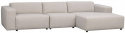 4-Sitzer-Sofa \'Willard\' Chaiselongue H - Hellbeige