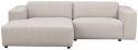 3-Sitzer-Sofa \'Willard\' Chaiselongue V - Hellbeige