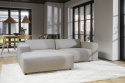 3-Sitzer-Sofa \'Willard\' Chaiselongue V - Hellbeige