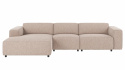 4-Sitzer-Sofa \'Willard\' Chaiselongue V - Hellbeige