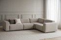 2-Sitzer-Ecksofa \'Willard\' - Hellbeige