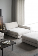 Chaiselongue \'Duncan\' H - Hellgrau