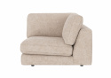 1-Sitzer-Ecksofa \'Duncan\' - Hellgrau