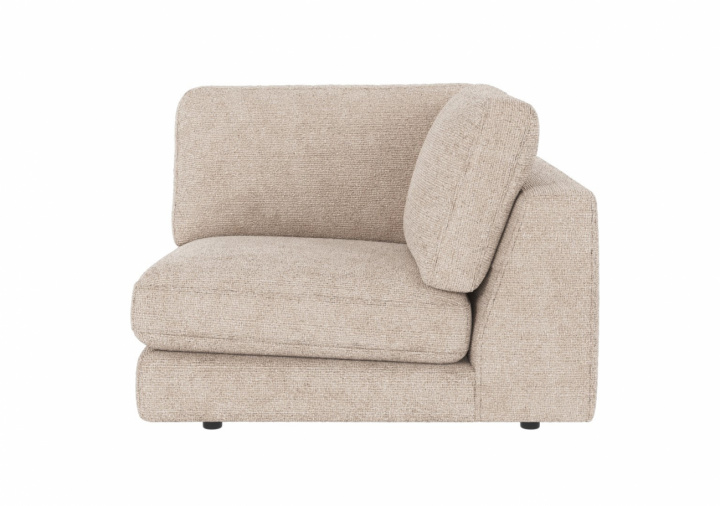 1-Sitzer-Ecksofa 'Duncan' - Hellgrau