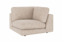 1-Sitzer-Ecksofa \'Duncan\' - Hellgrau
