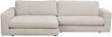 3-Sitzer-Sofa \'Duncan\' Chaiselongue V - Hellgrau