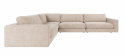Ecksofa \'Duncan\' - Hellgrau