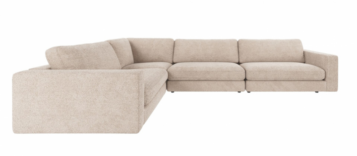 Ecksofa 'Duncan' - Hellgrau